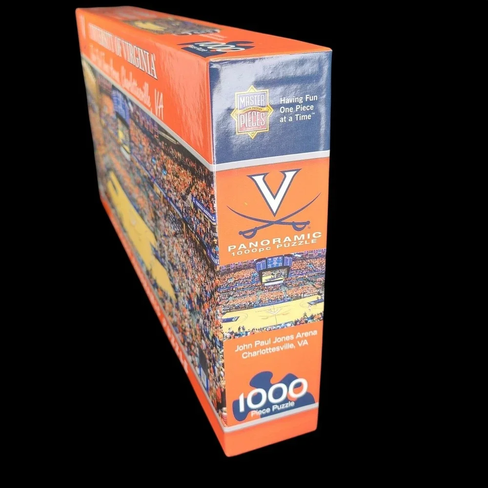 University of Virginia Panoramic Puzzle 1000 Pc John Paul Jones Arena Jigsaw New